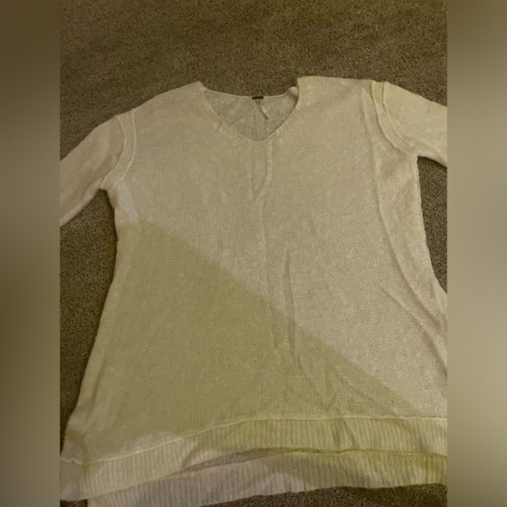 Free People oversized sweater v neck